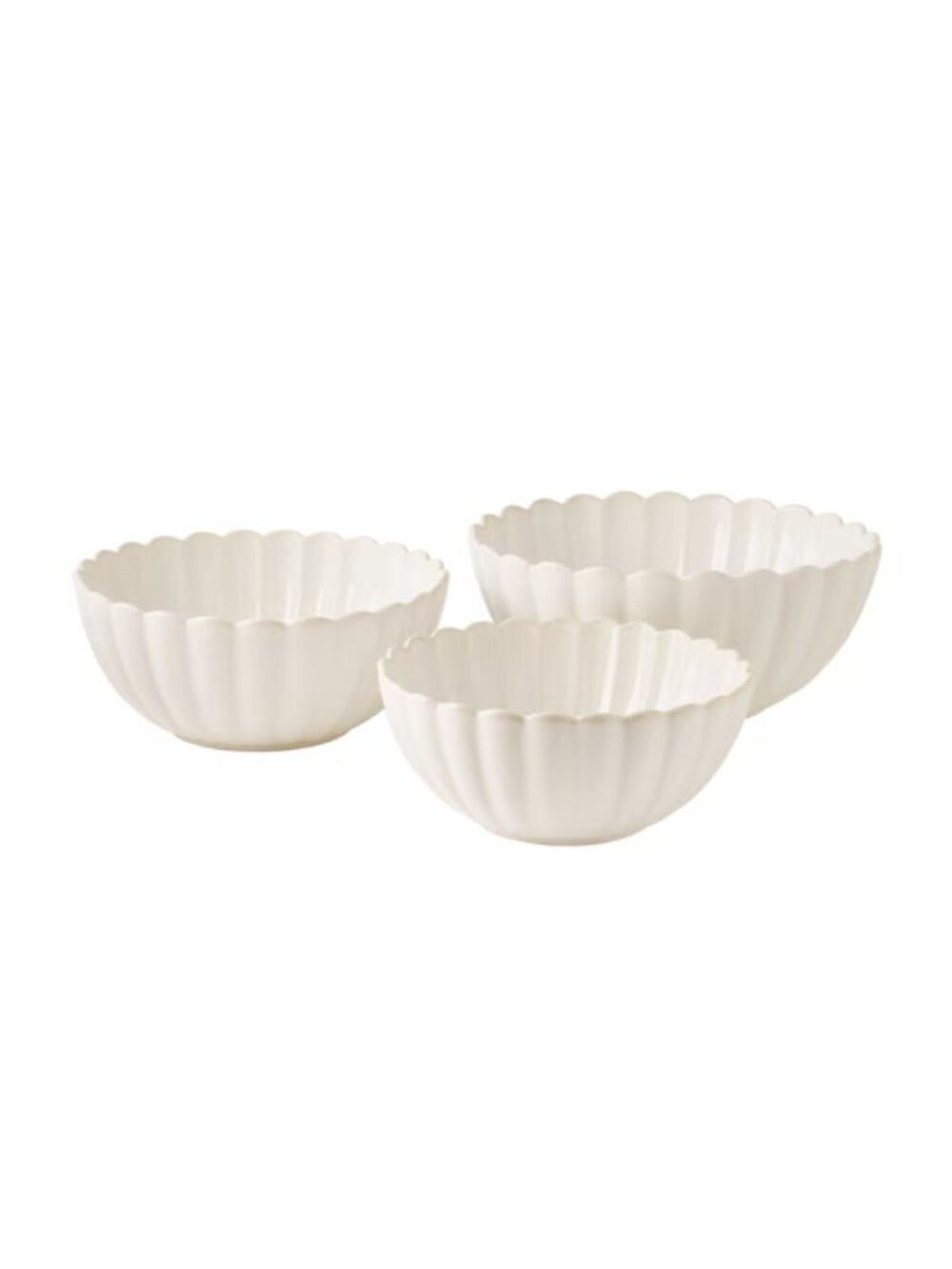 The Pioneer Woman Home Cream 3 Set Kitchen Items Colette Stoneware Nesting Bowls